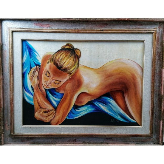 Nude oil on canvas cm 65*50